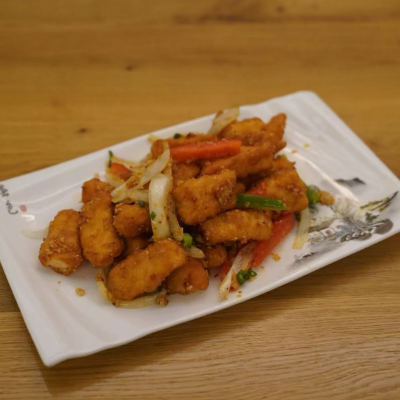 saumon grille a l'ail
